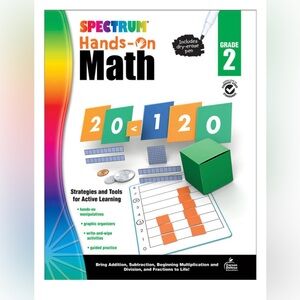 Spectrum Hands On Math Workbook - grade 2